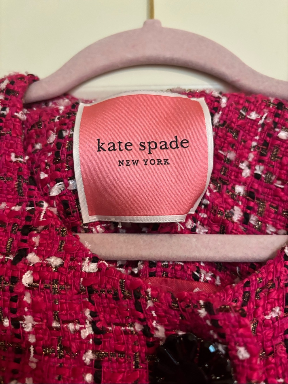 Kate Spade New York Festive Tweed Coat - Picture 5 of 6